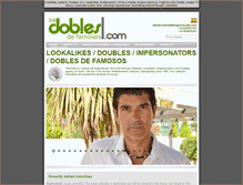 Tablet Screenshot of lookalikes.losdoblesdefamosos.com